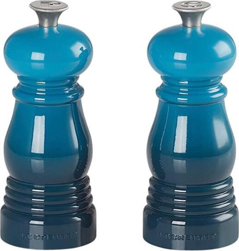 - Salt- og pepperkvernsett 12 cm deep teal