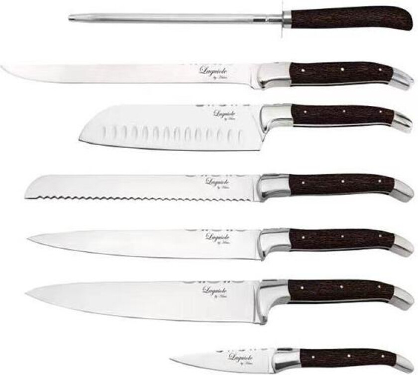 - Knivsett wenge 7 deler