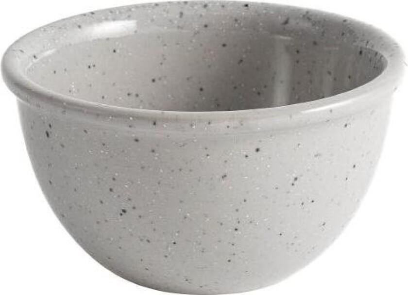 - Granite White skål 6x10 cm lys grå