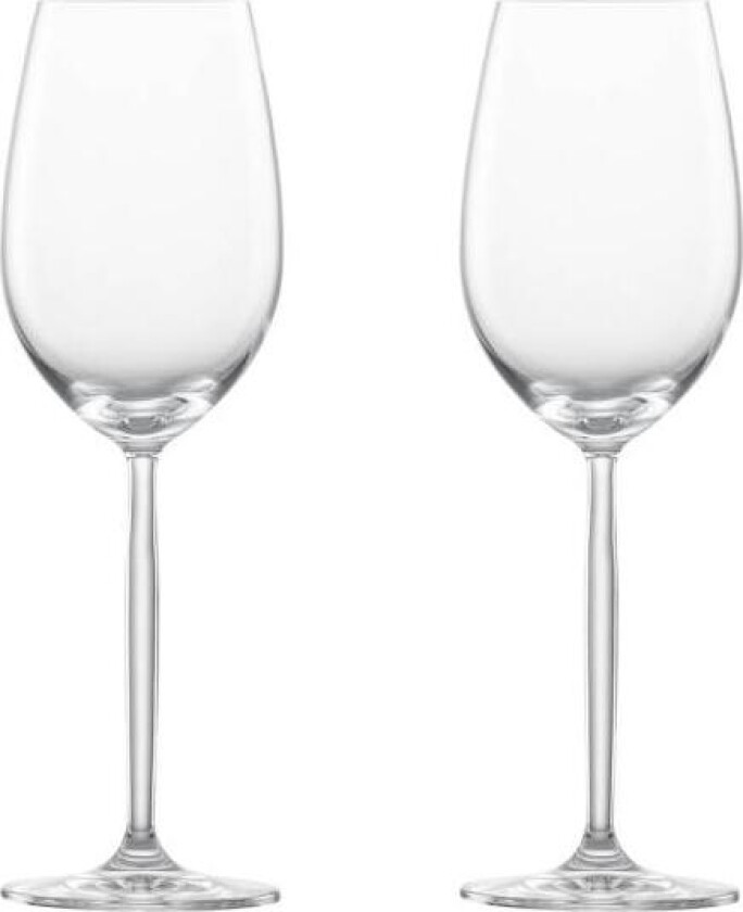 - Diva hvitvinsglass 2 stk 30 cl klar