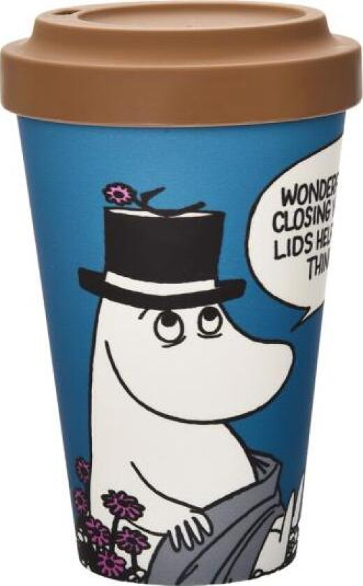 - Mummi reisekopp 45 cl Mummipappa slapper av blå