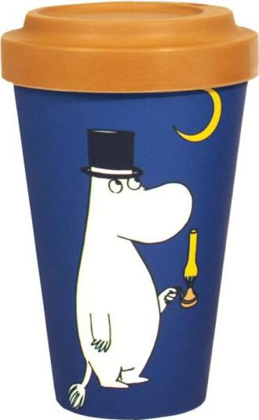 - Mummi reisekopp 45 cl Mummipappa på kveldstur marineblå