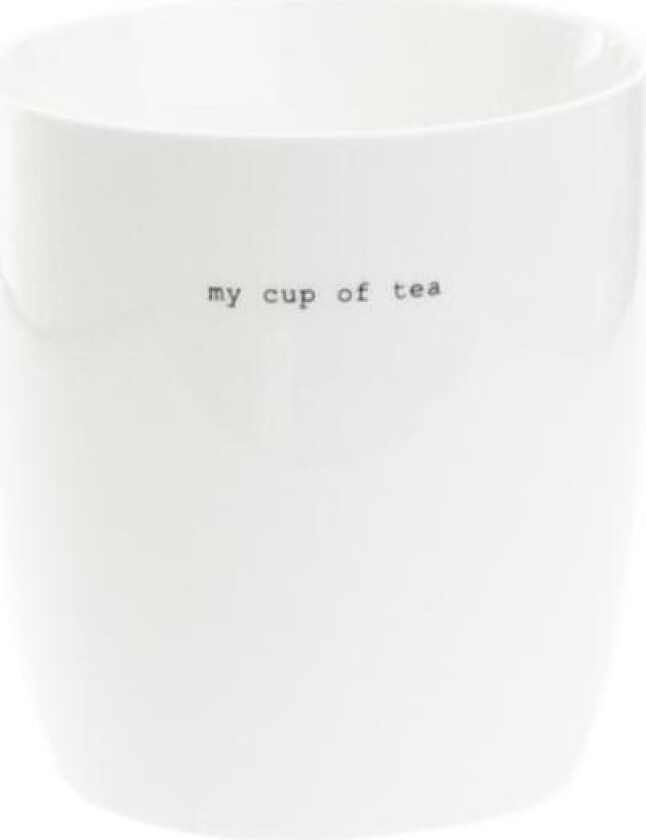 - Krus big my cup of tea 45 cl hvit