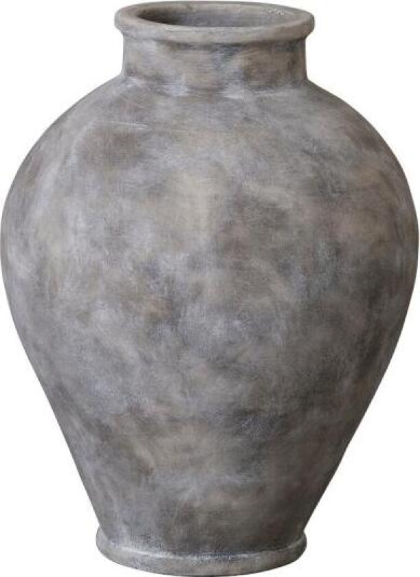 - Anna vase 36,5 cm antikk grå
