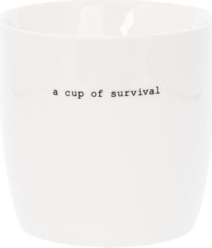 - Krus a cup of survival 30 cl hvit
