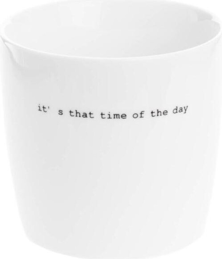 - Krus it`s that time 30 cl hvit