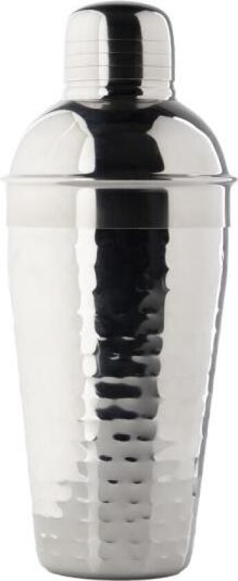 - Cocktailshaker 500 ml hamret rustfritt stål