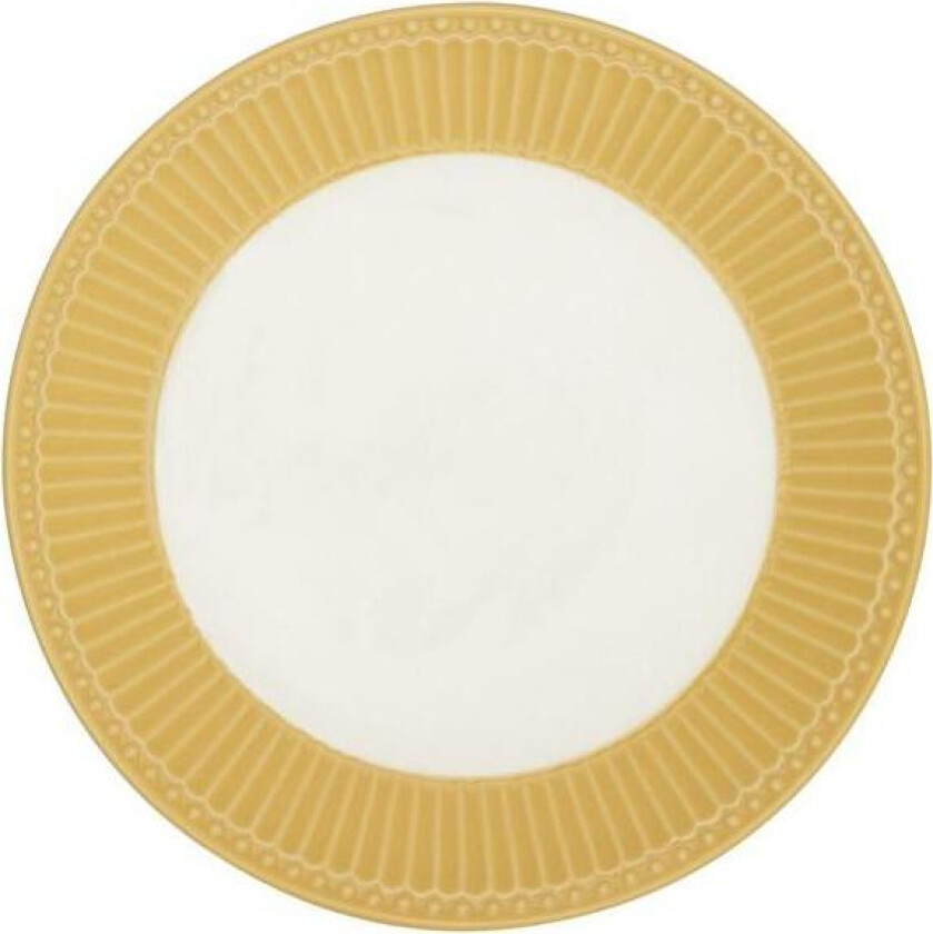 - Everyday Alice tallerken 23 cm honey mustard