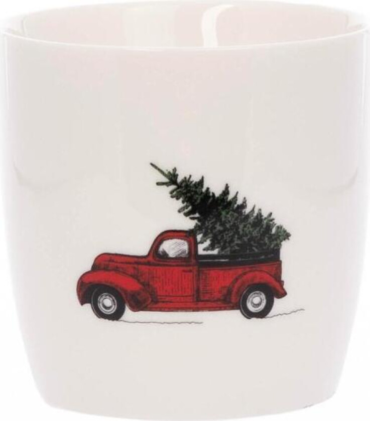 - Krus driving home for christmas 30 cl hvit