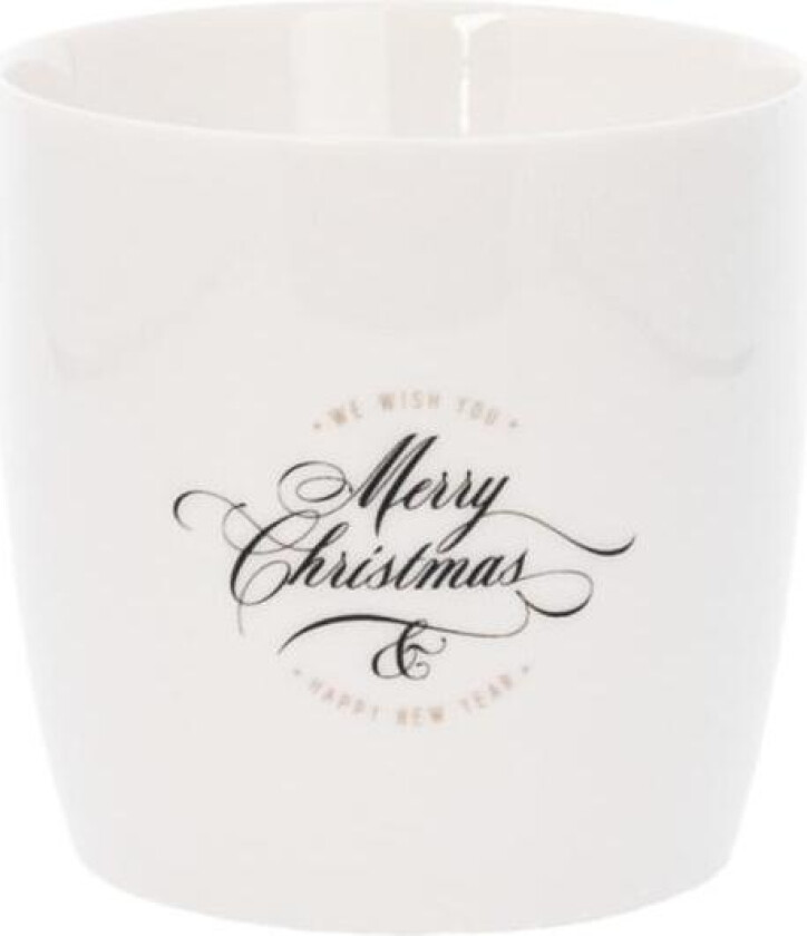 - Krus merry christmas 30 cl hvit