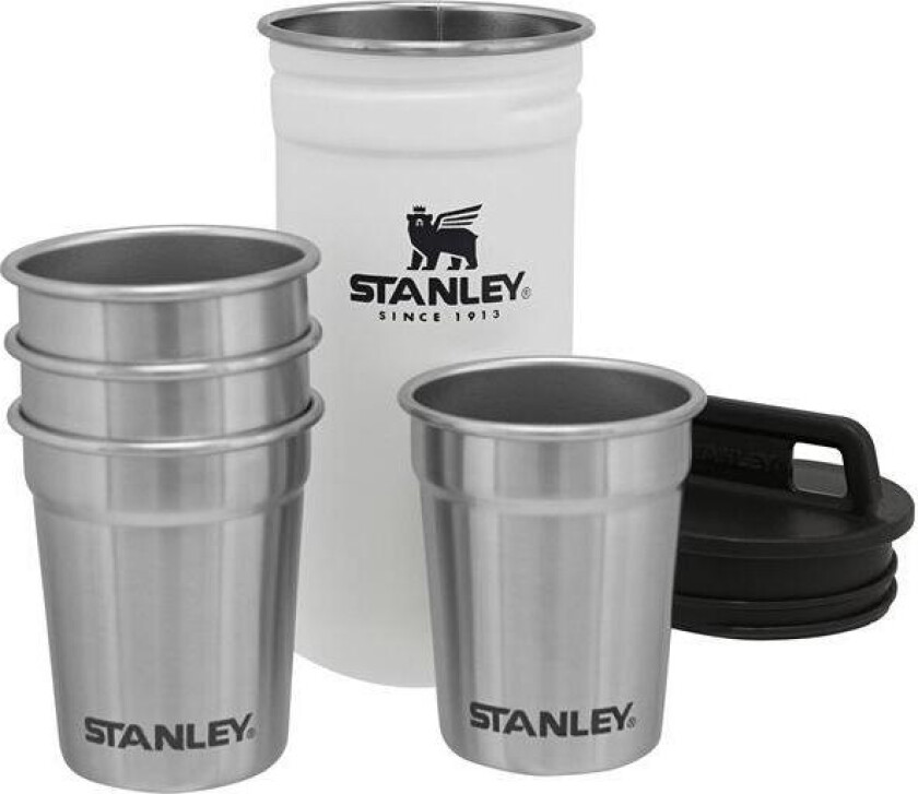 - Adventure shotglass 59 ml 4 stk hvit