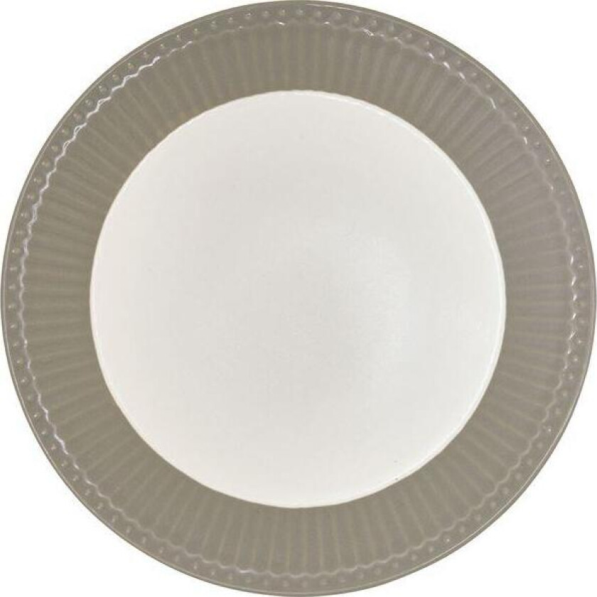 - Alice middagstallerken 26,5 cm warm grey
