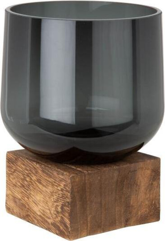 - Eddie vase 10x13,5 cm svart