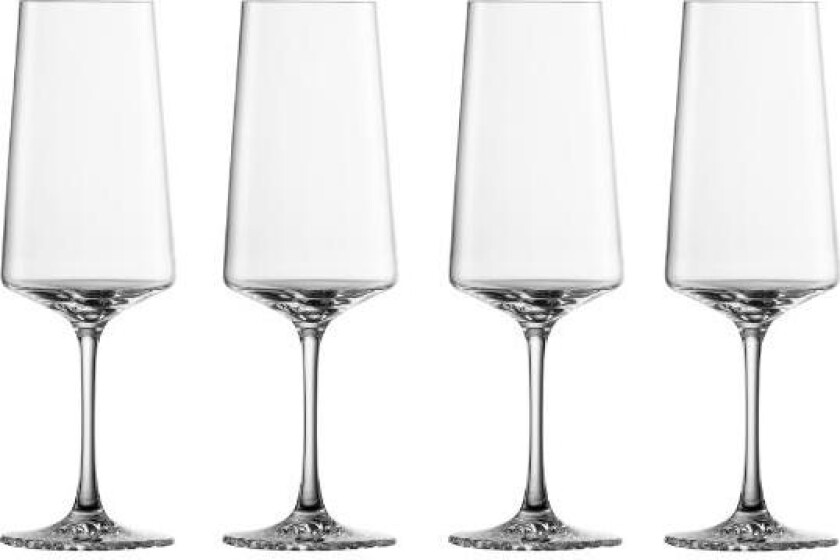 - Echo champagneglass 4 stk 39,5 cl klar