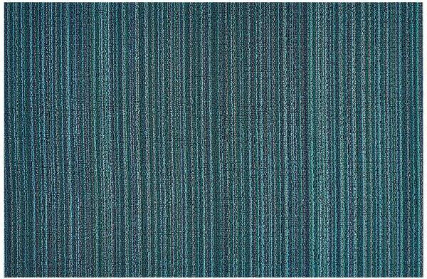 Bilde av - Skinny Stripe dørmatte 61x91 cm turquoise