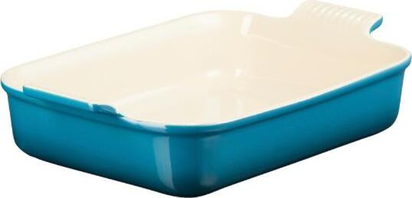 - Heritage rektangulær form 32x24 cm deep teal