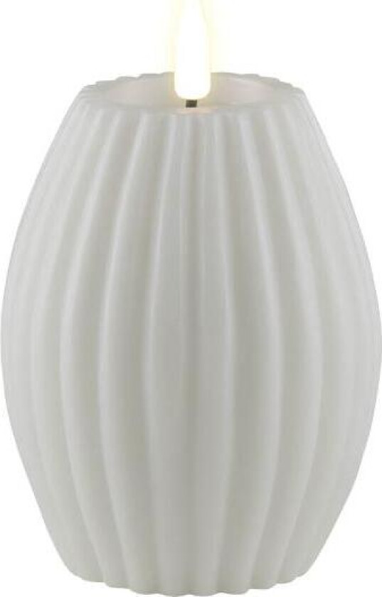 - Stripe LED kubbelys 10x7,5cm hvit