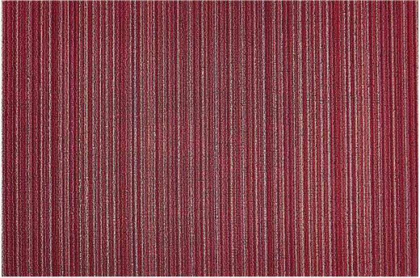 - Skinny Stripe dørmatte 46x71 cm raspberry
