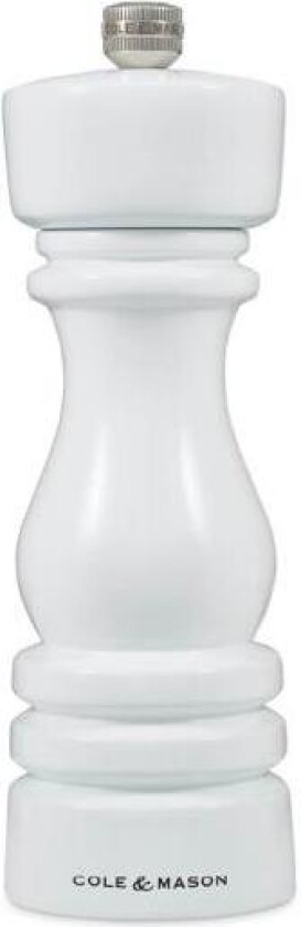 - London saltkvern 18 cm hvit