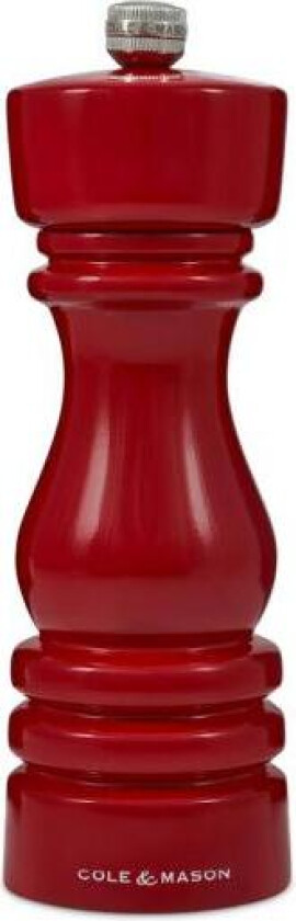 - London saltkvern 18 cm rød