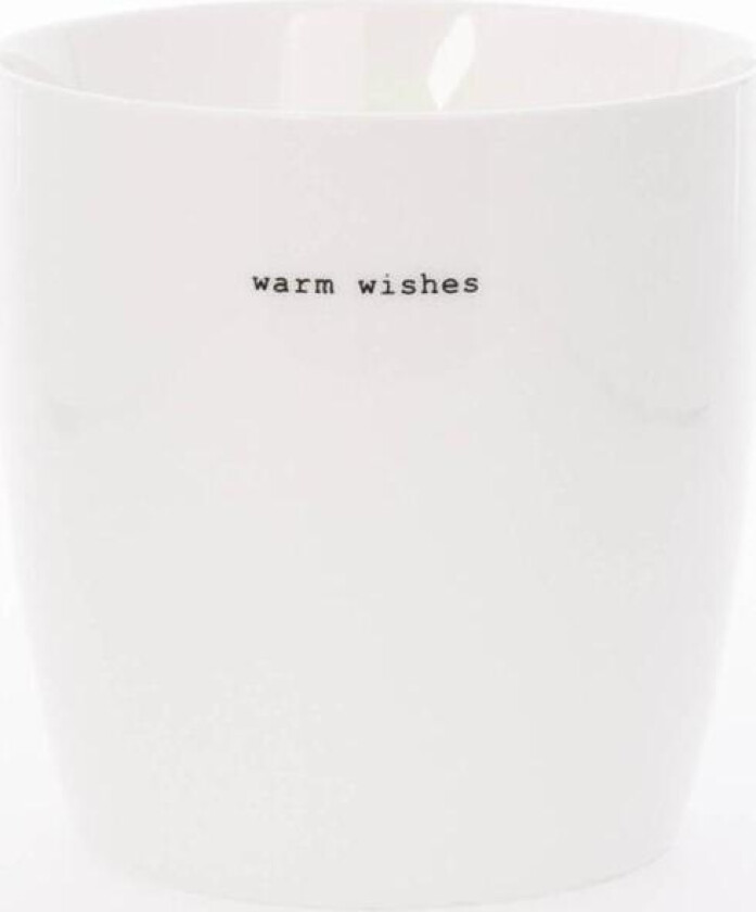 - Krus big warm wishes 45 cl hvit