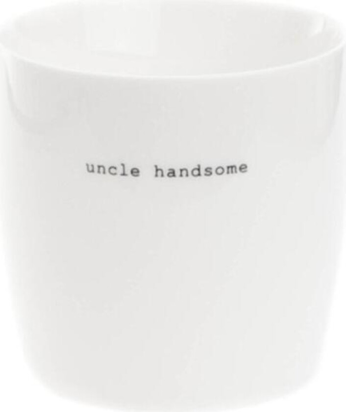 - Krus uncle handsome 30 cl hvit