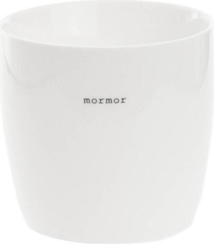 - Krus mormor 30 cl hvit