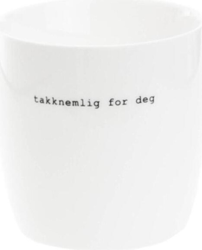 - Krus takknemlig for deg 30 cl hvit
