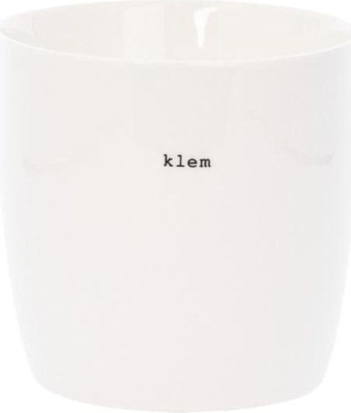 - Krus klem 30 cl hvit