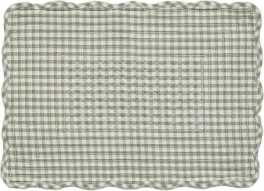 - Noor bordbrikke 35x50 cm grønn/hvit