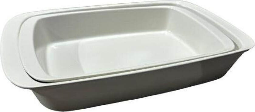 - Daily Use ildfast form 2 stk 2,2/3,5L hvit