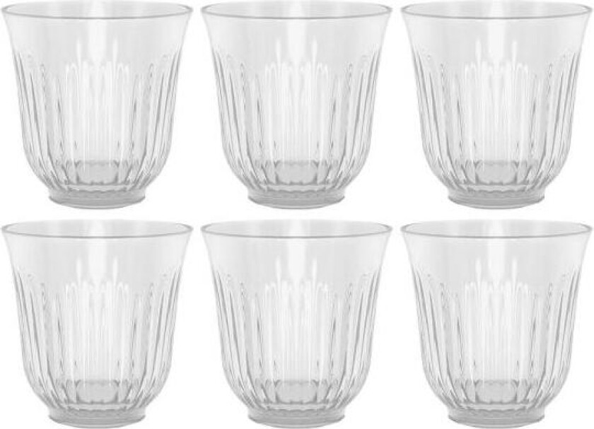 - Drikkeglass 26cl 6 stk klar
