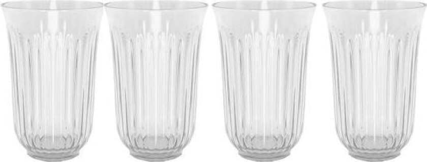 - Drikkeglass 42cl 4 stk klar