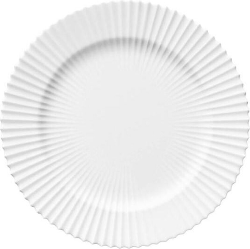 - Tallerken 23,5 cm hvit