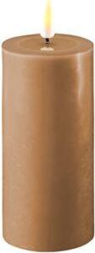 - LED kubbelys 5x10 cm karamell