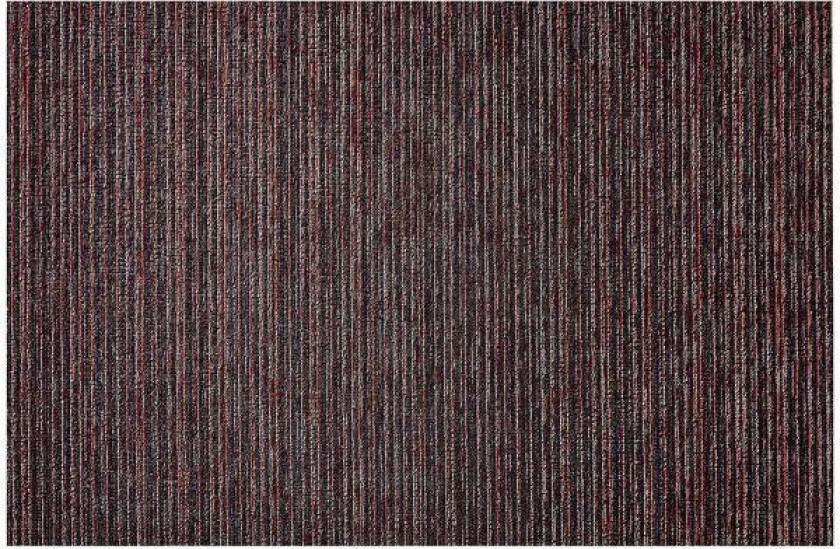 Bilde av - Skinny Stripe dørmatte 46x71 cm mulberry