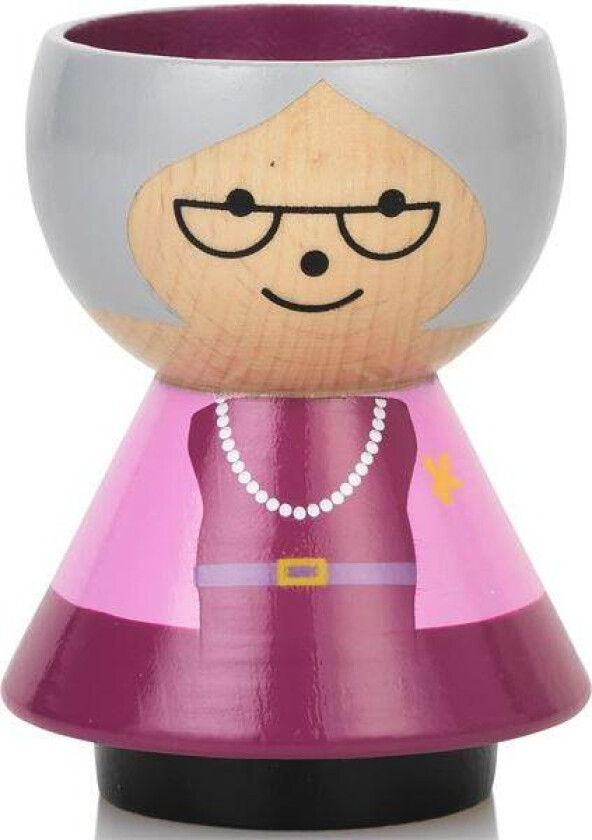 - Bordfolk bestemor eggeglass