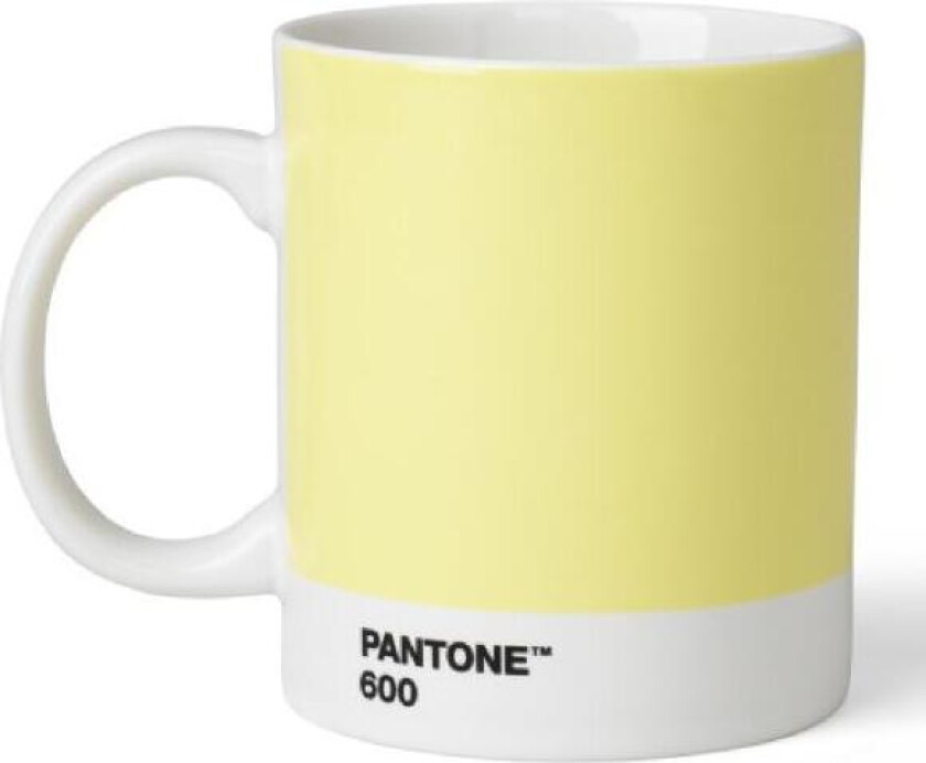 - PANTONE kopp med hank 37,5 cl lys gul