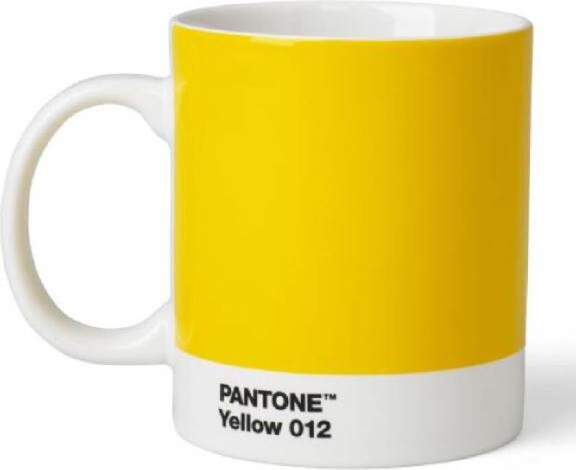 - PANTONE kopp med hank 37,5 cl gul