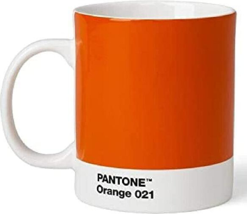 - PANTONE kopp med hank 37,5 cl oransje