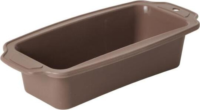 - Brødform silikon med stålkant 27,7 cm brun