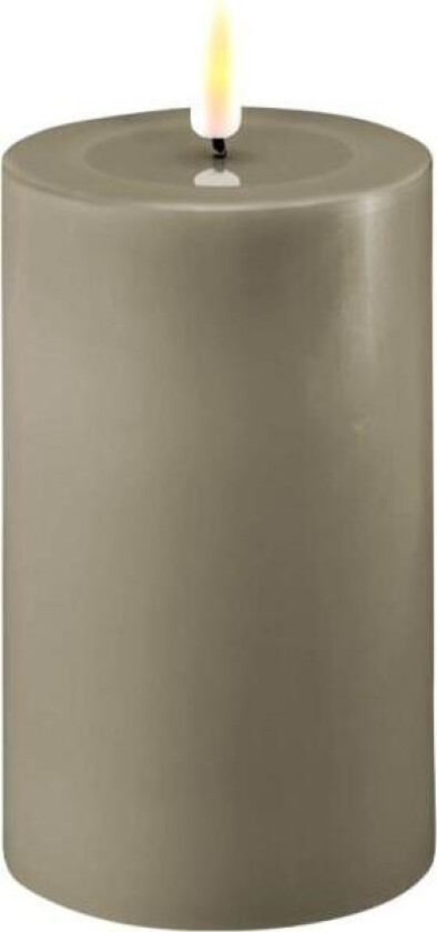- LED kubbelys 7,5×12,5 cm sand