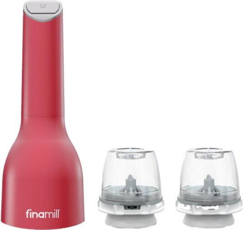 - Oppladbar krydderkvern m/2 finapod 23 cm sangria