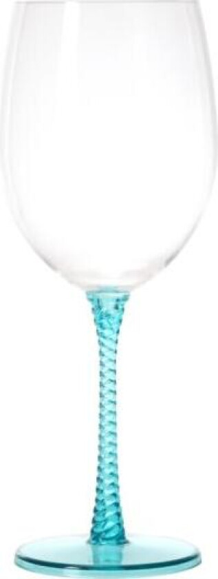 - Eden rødvinsglass 61 cl blå spiral/turkis