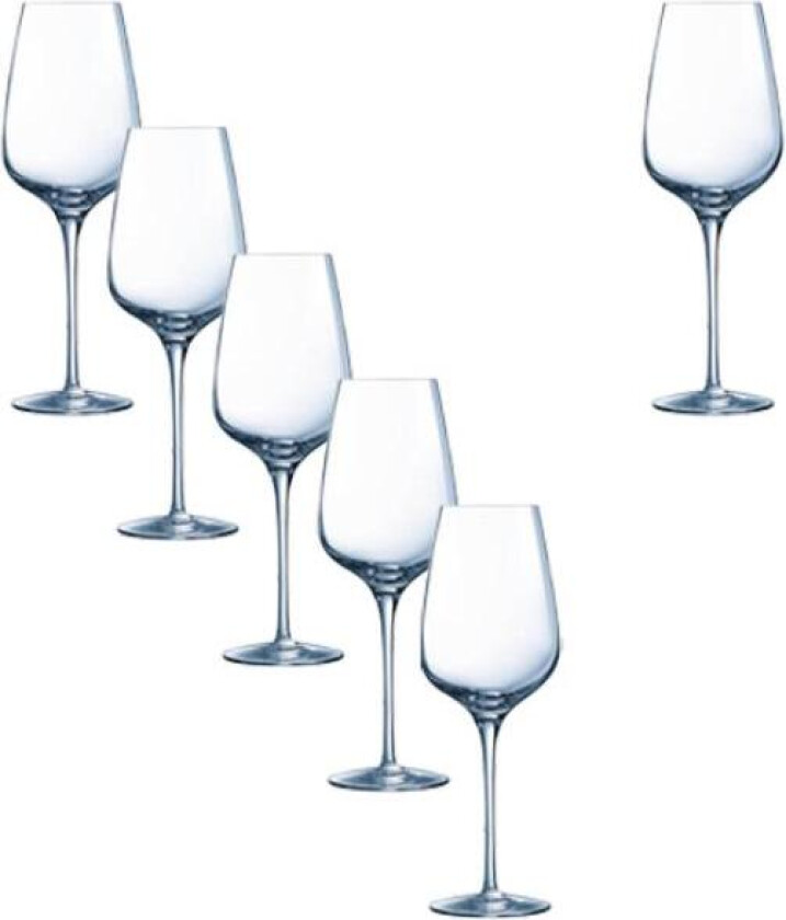 - Sublym rødvinsglass 45 cl 6 stk
