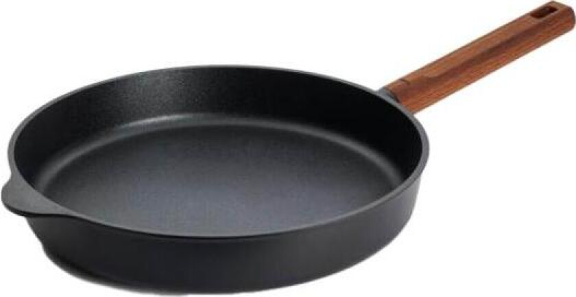 - Premium wood stekepanne 28 cm svart/natur