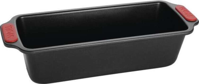 - Bake It brødform 30,5 x 13 cm svart/rød