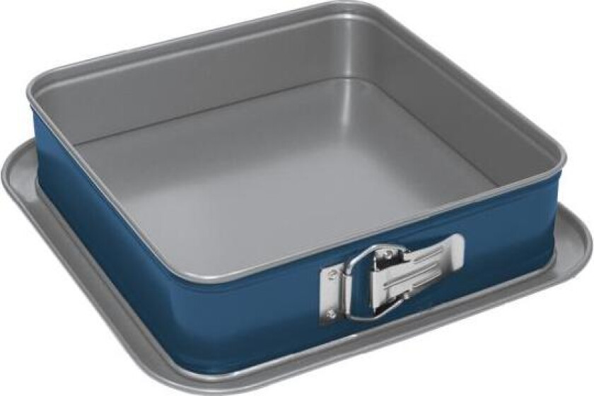 - Xbake springform firkant 24 cm blå