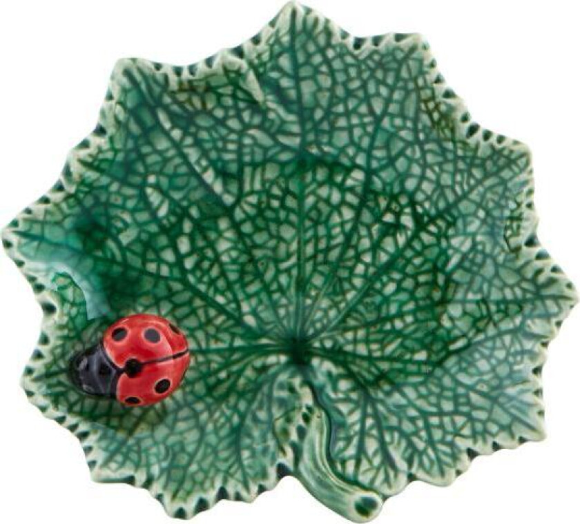 - Countryside Leaves skål 14x12,6 cm marihøne grønn