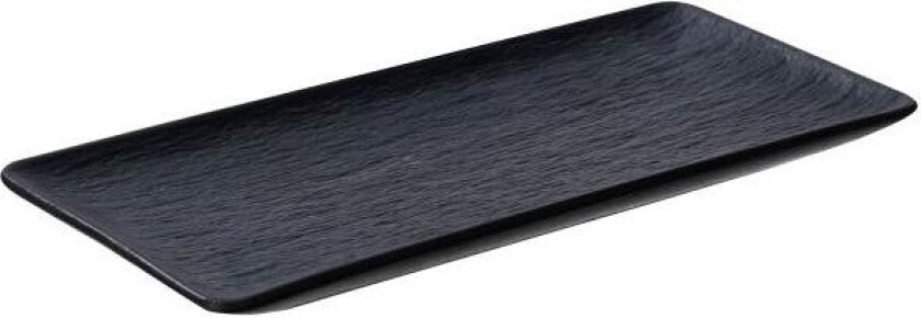 - Nemo tallerken rektangel 25x12 cm svart